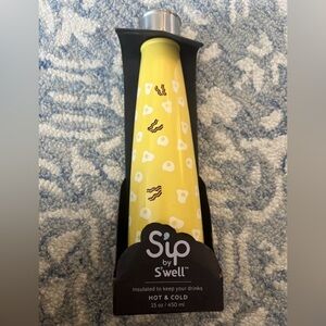 Brand New Swell Bottle! Yellow Bacon and Eggs Print